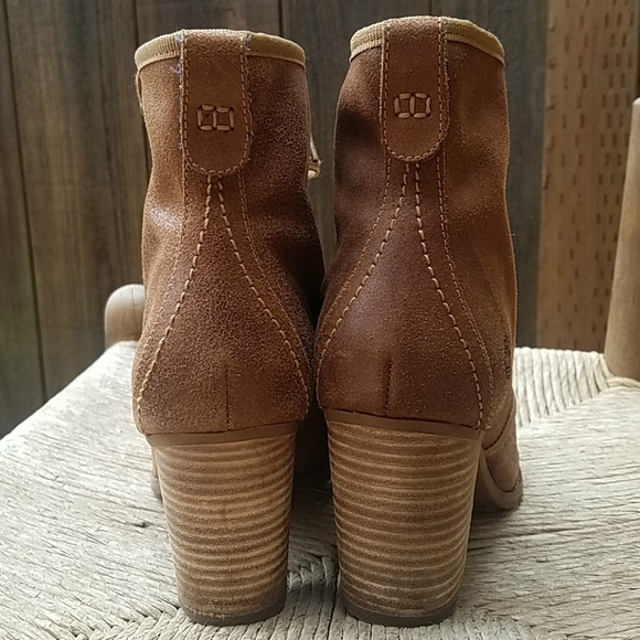 Timberland 🌻 Block heel Anckle Lace up Boot Booties - Picture 4 of 14